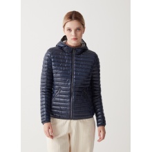 Colmar Transition Jacket (warm, down quilted jacket, fixed hood) dark blue Women